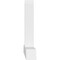 Ekena Millwork Portland Architectural Grade PVC Gable Bracket, 60"W x 25"H x 4"D x 4"F, 10/12 Pitch GBP060X25X0404POR00 - alternate 5